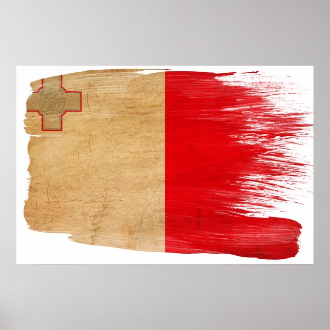 Posters de la bandera de Malta (Frente)