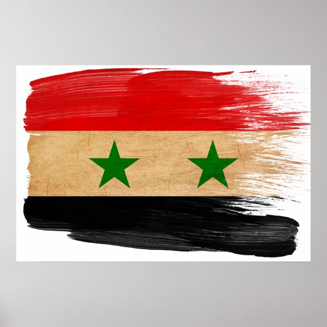 Posters de la bandera de Siria (Frente)