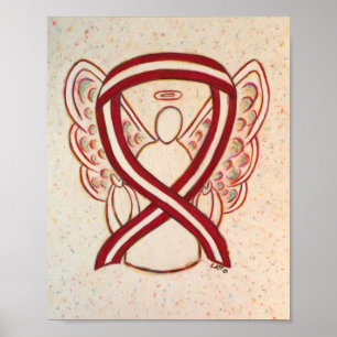 Posters de la Cinta de Conciencia de Borgoña y Mar