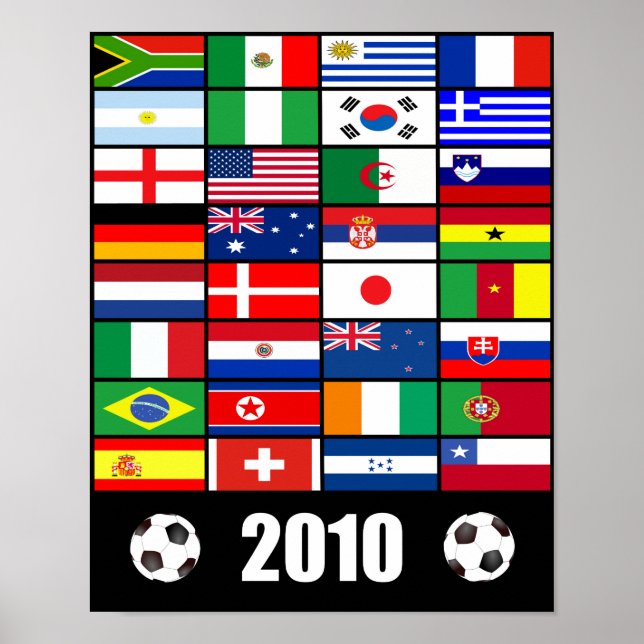 Posters de la Copa Mundial de Fútbol 2010 (Frente)