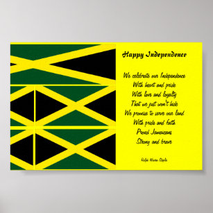 Posters de la independencia feliz de Jamaica