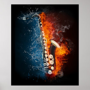 Posters de la música caliente del tabaco