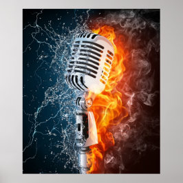 Posters de la música caliente del tabaco