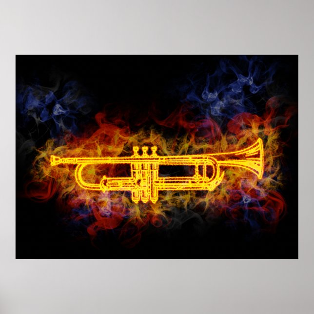 Posters de la música caliente del tabaco (Frente)