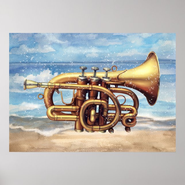 Posters de la música caliente del tabaco (Frente)
