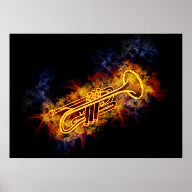 Posters de la música caliente del tabaco (Frente)