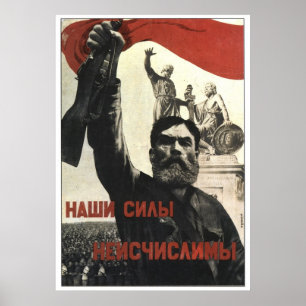 Posters de la propaganda de Unión Soviética de la