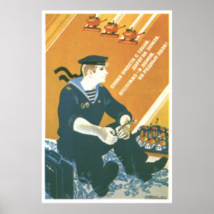 Posters de la propaganda de Unión Soviética de la