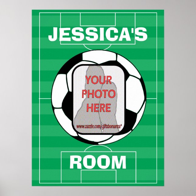 posters de la sala de personalizable de fútbol (Frente)