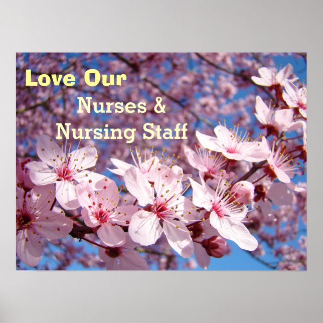 Posters de la Semana de la enfermería arte Amar a  (Frente)