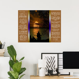 Posters de la silueta oceánica Desiderata