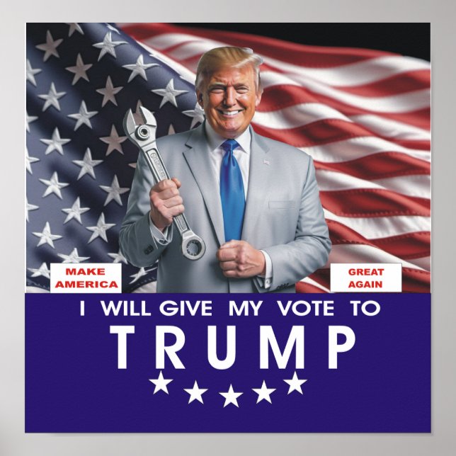 POSTERS DE LAS ELECCIONES DE TRUMP (Frente)