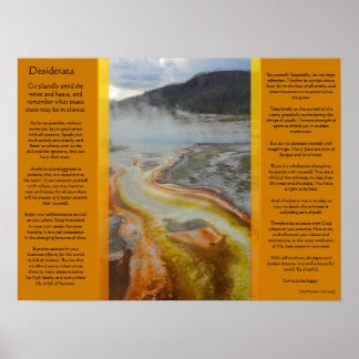 POSTERS de las piscinas termales de DESIDERATA