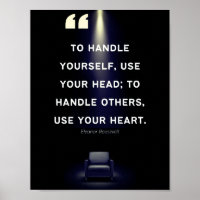 Posters de liderazgo - Cita de Elanor Roosevelt