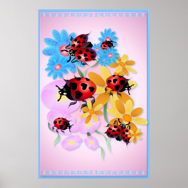 Posters de Lucky-Love Ladybugs (Frente)