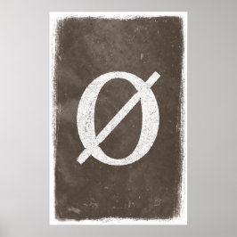 Posters de matemáticas de conjuntos vacíos