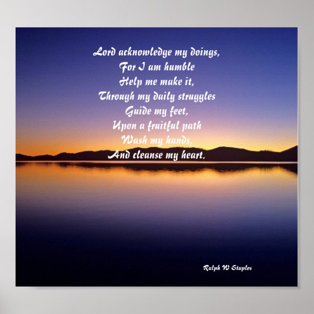 Posters de oración (Frente)