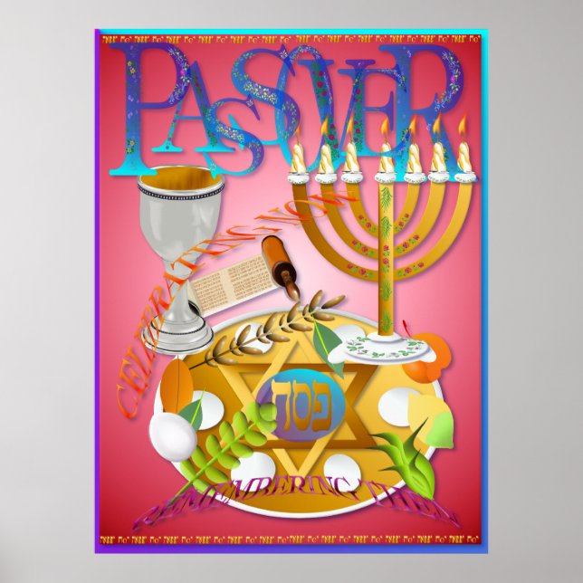 Posters de passover felices (Frente)