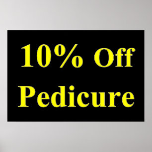 Pósters de peluquería de salón 10% de descuento en