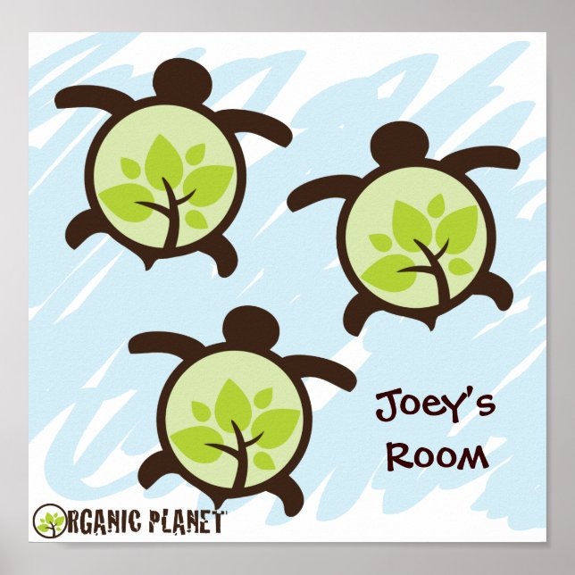 Posters de Personalizados de planetas orgánicos de (Frente)