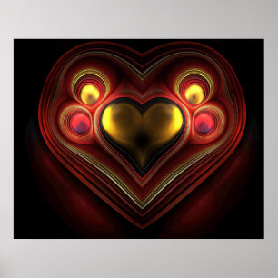 Posters de Phoenix Heart Fractal