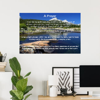 Posters de Prayer Mountain View