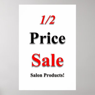 Pósters de Salón de Peluquería con 1/2 Precio de O