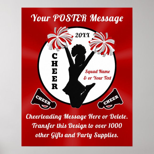 Posters de Salud, Posters de Cheer Team (Frente)