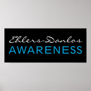 Posters de sensibilización de Ehlers-Danlos