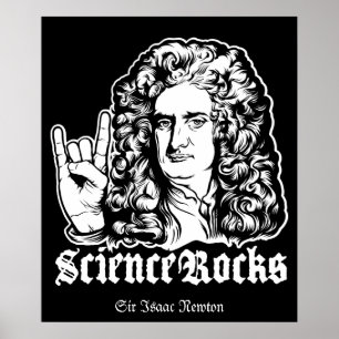 Posters de Sir Isaac Newton Science Rocks