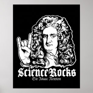 Posters de Sir Isaac Newton Science Rocks