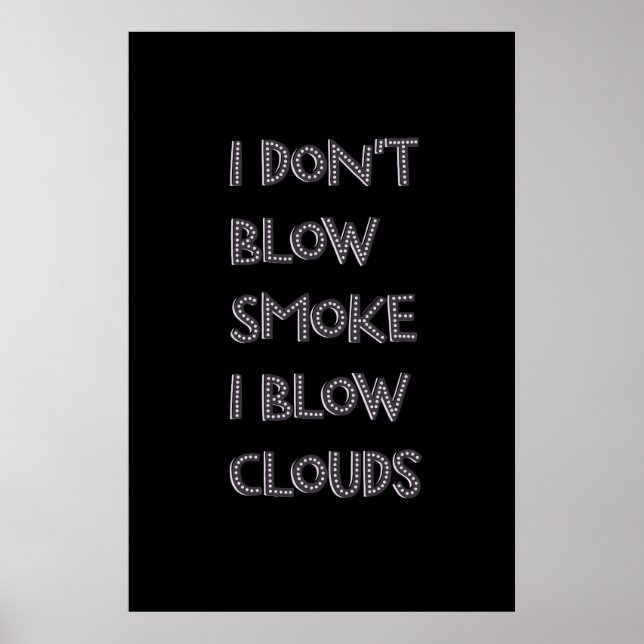 Posters de Vape Premium de Blow Clouds (Frente)