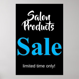 Pósters de venta de productos de salón de belleza 