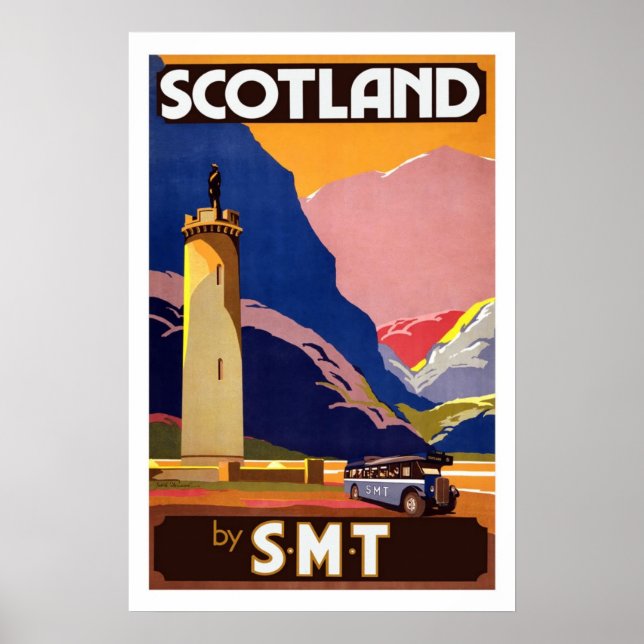 Posters de viajes de cosecha inglesa (Frente)