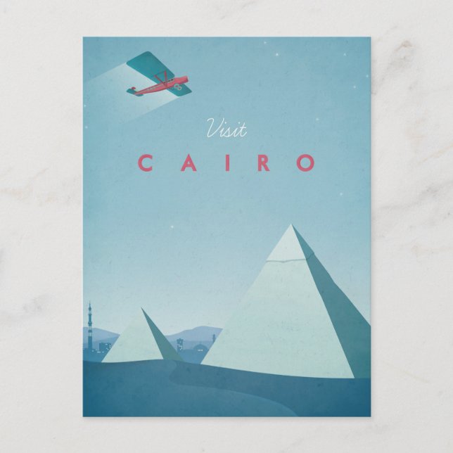 Posters de viajes de época - El Cairo - Postales d (Anverso)