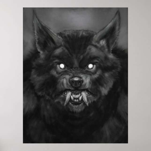 posters de 'Werewolf face' (Frente)