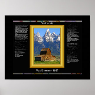 POSTERS del Barrio de las Montañas DESIDERATA