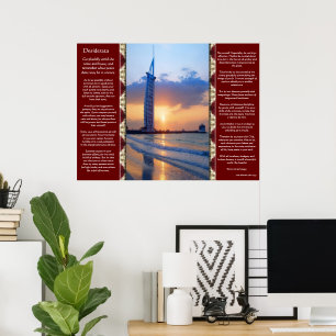 Posters del Desiderata Ocean Sky Scape