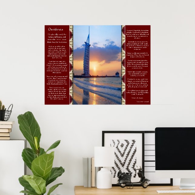 Posters del Desiderata Ocean Sky Scape (Oficina en casa)