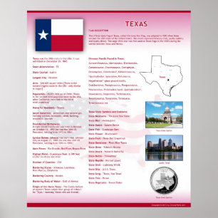 Posters del Estado de Texas, TX