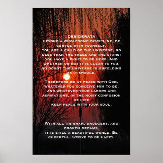 POSTERS del Paseo Rojo DESIDERATA