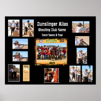 Posters del Personalizado de eventos de tiroteo de