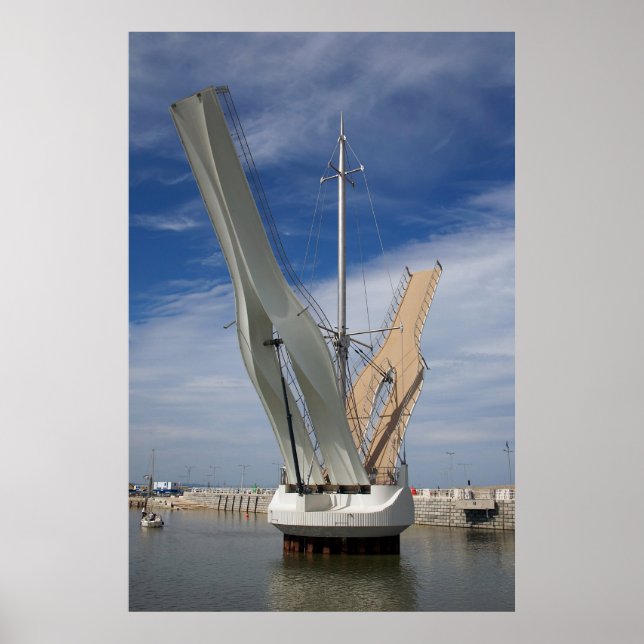 Posters del puente Pont y Ddraig. (Frente)