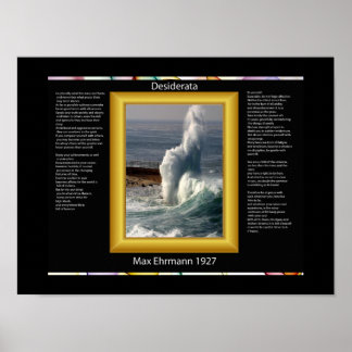 POSTERS DESIDERATA Splash
