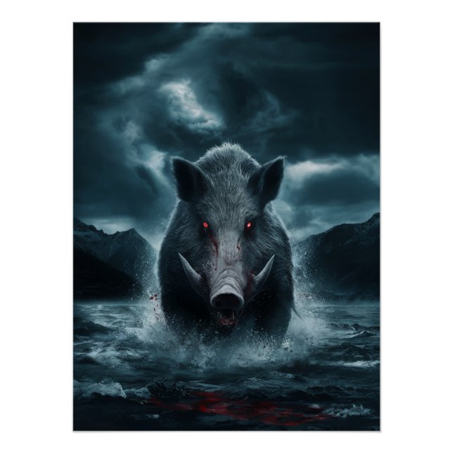 Posters Dives boar 2 (Anverso)