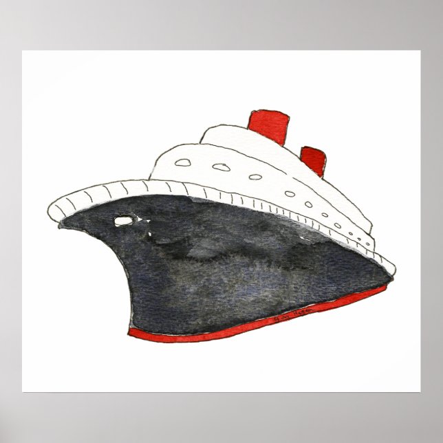 Posters e impresiones de cruceros (Frente)