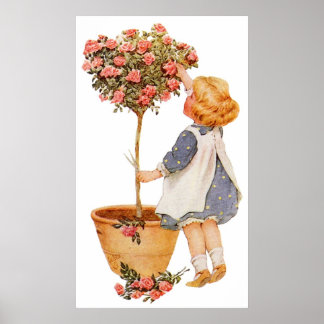 Posters e impresiones de flores para niños
