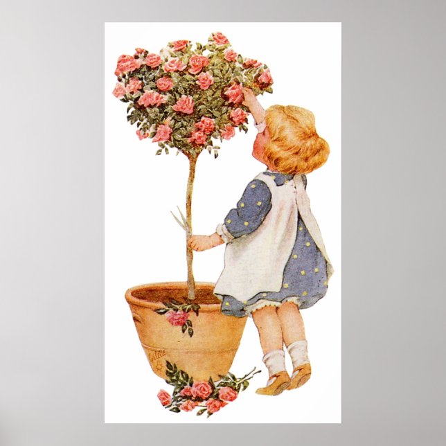 Posters e impresiones de flores para niños (Frente)