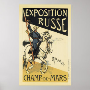 Posters franceses de época - Exposición Rusa