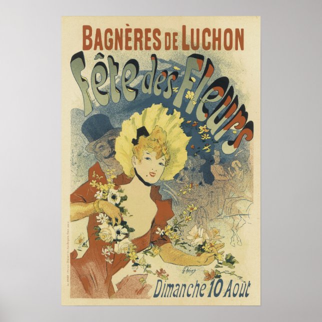 Posters franceses de época - Flores (Frente)